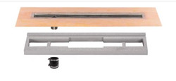 Schluter Kerdi Line Channel Body Stainless Steel Off Set Outlet
